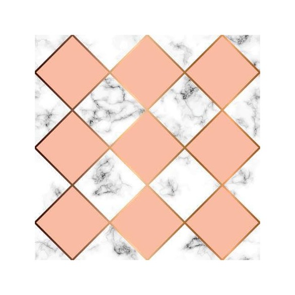 Papel de Parede Adesivo Mosaico Pedra Marmore N364