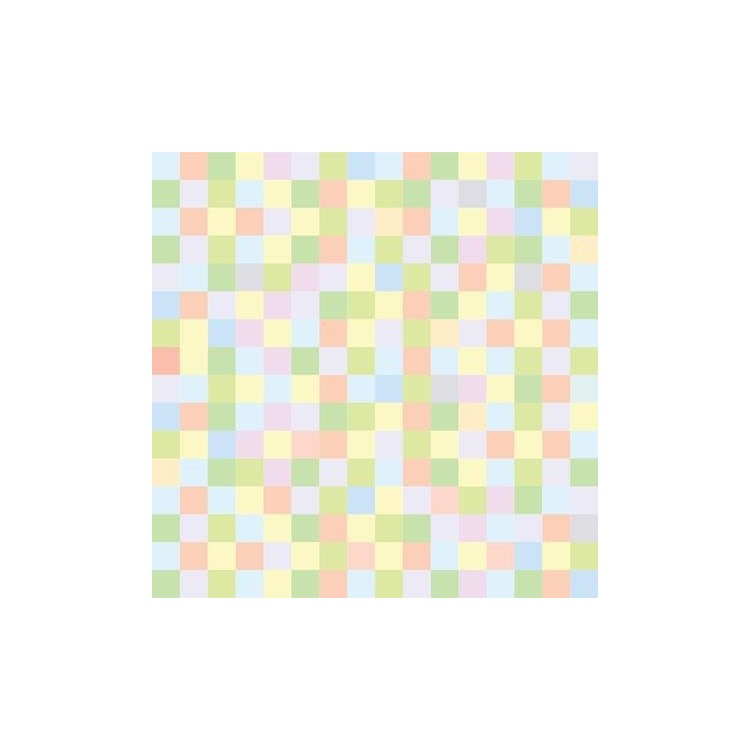 Papel de Parede Adesivo Mosaico Tons Pastéis...