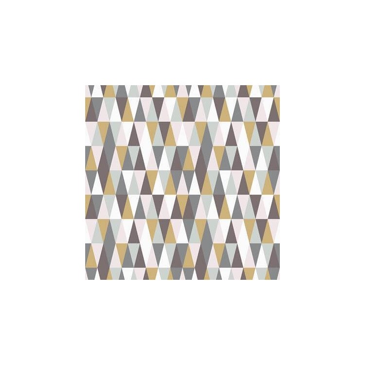 Papel de Parede Adesivo Mosaico Triangulo...
