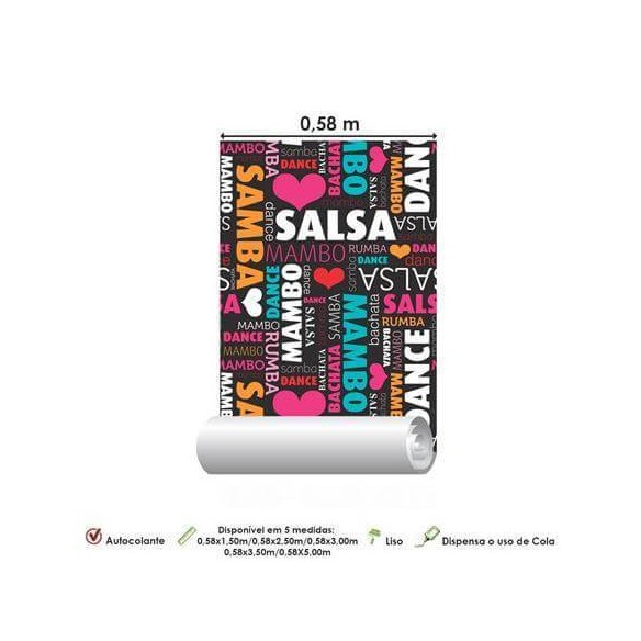 Papel de Parede Adesivo Música 116238