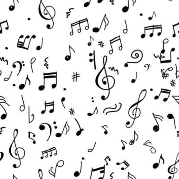 Papel de Parede Adesivo Música 116989795