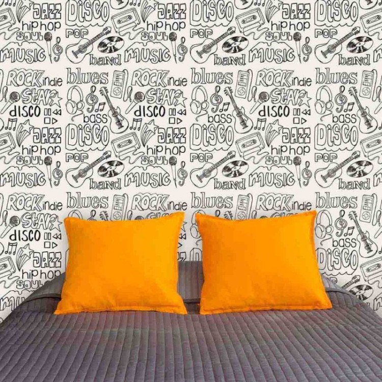 Papel de Parede Adesivo Música Estilos 111869720