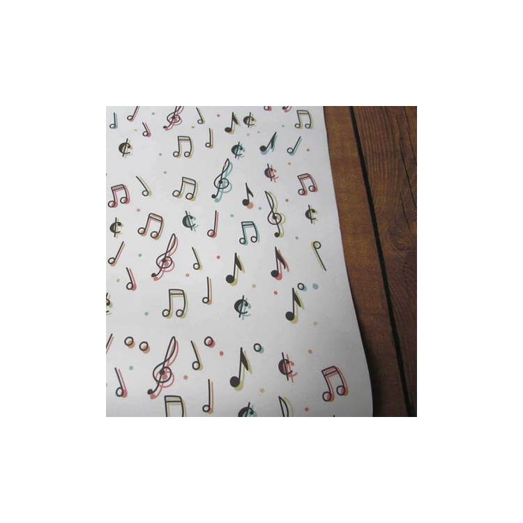 Papel de Parede Adesivo Música Notas Musicais...