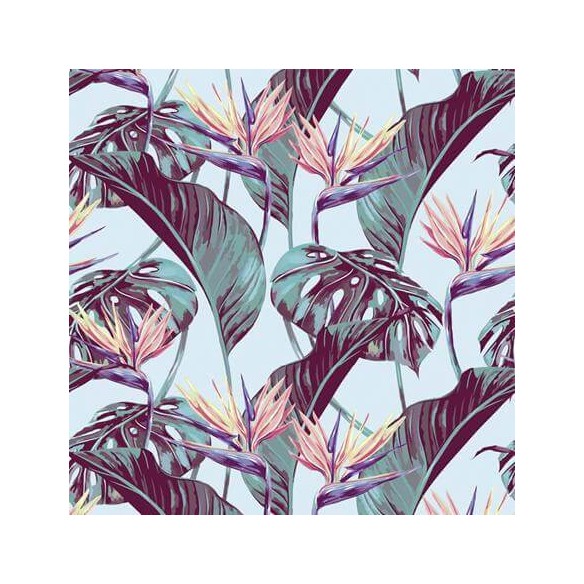Papel de Parede Adesivo Natureza Ave do Paraíso 439650940