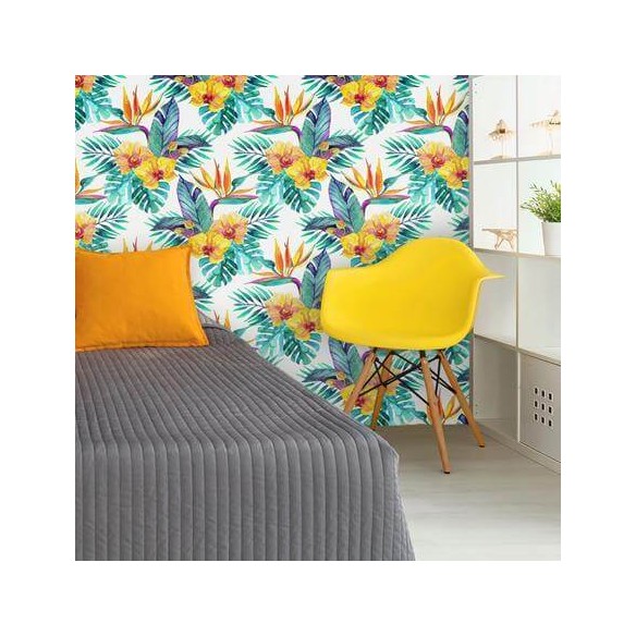 Papel de Parede Adesivo Natureza Flor Amarelo 308742455