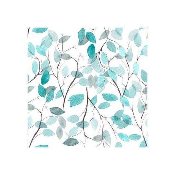 Papel de Parede Adesivo Natureza Folhas Verde 410127883