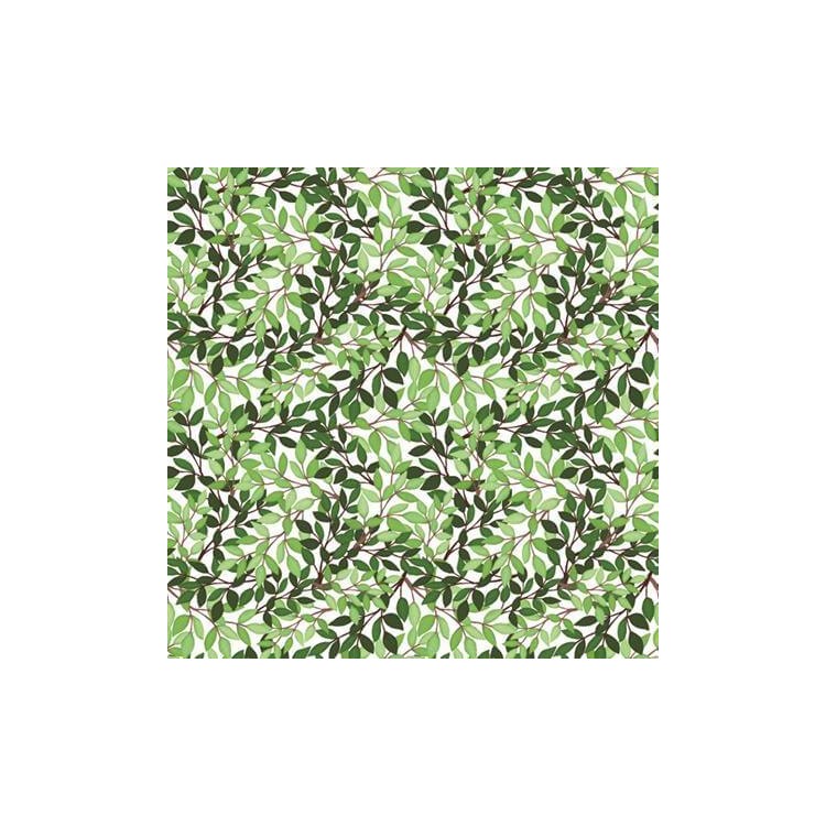 Papel de Parede Adesivo Natureza Folhas Verde...