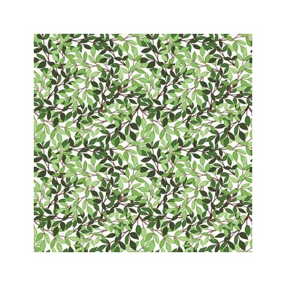 Papel de Parede Adesivo Natureza Folhas Verde 482683822