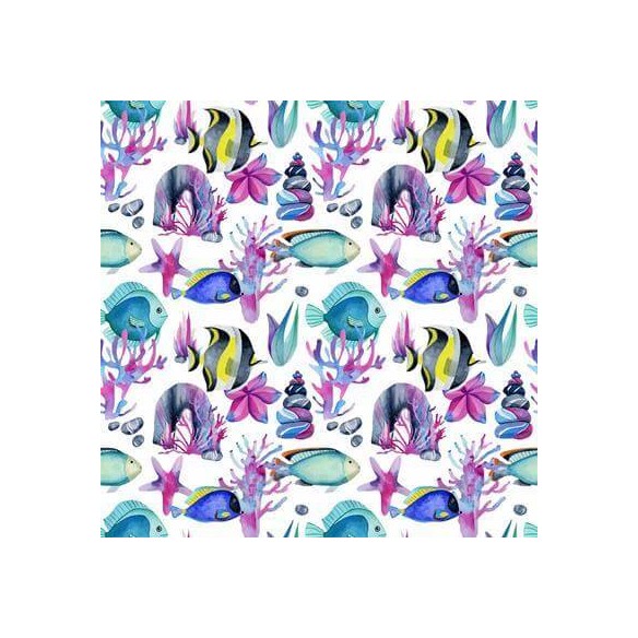 Papel de Parede Adesivo Natureza Fundo do Mar N24543