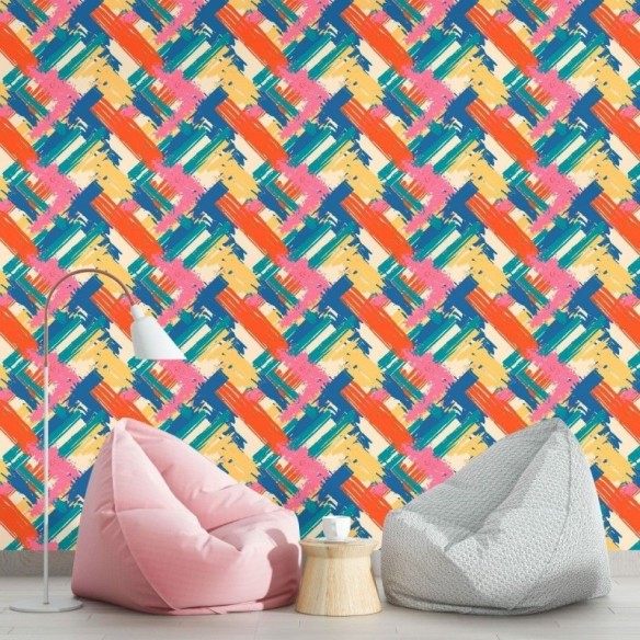 Papel de Parede Adesivo Abstrato N016014