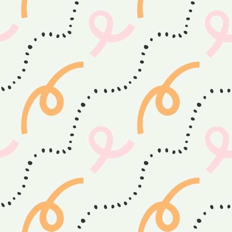 Papel de Parede Adesivo Nó Laranja e Rosa N06286