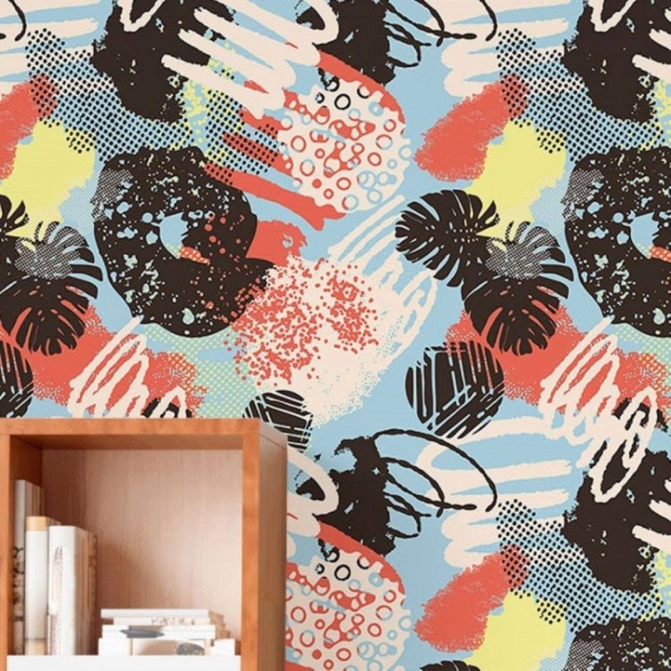 Papel de Parede Adesivo Abstrato N016044