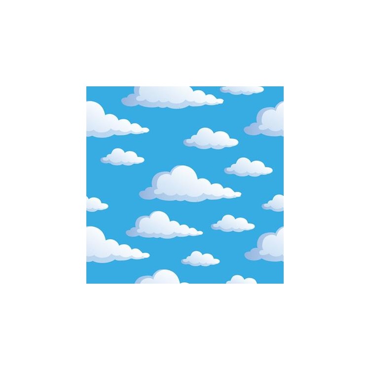 Papel de Parede Adesivo Nuvens 92636107
