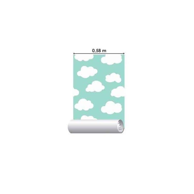 Papel de Parede Adesivo Nuvens Céu 6565215418