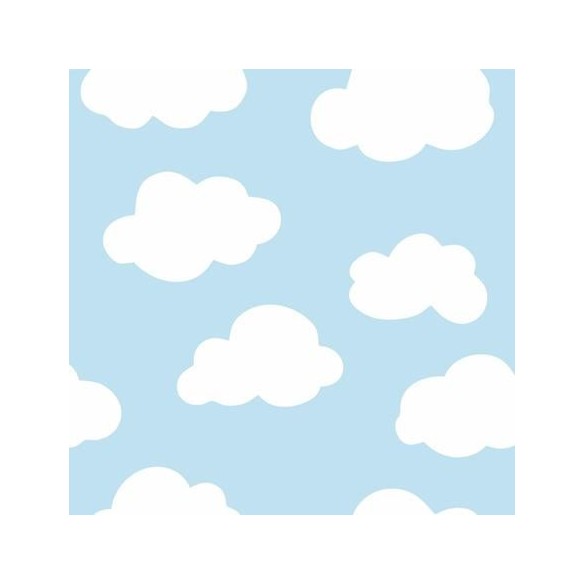 Papel de Parede Adesivo Nuvens Céu Azul 6565215412
