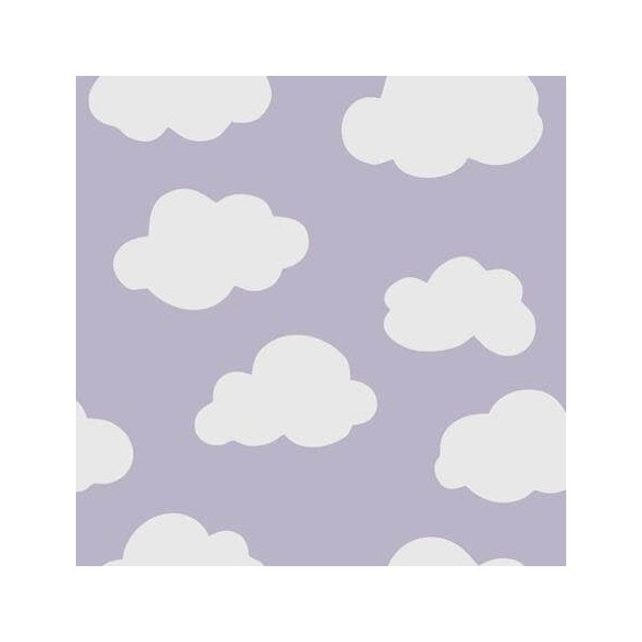 Papel de Parede Adesivo Nuvens Céu Lilás 6565215415