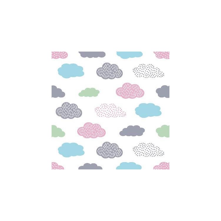 Papel de Parede Adesivo nuvens coloridas 293546576