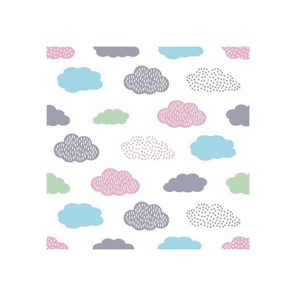 Papel de Parede Adesivo nuvens coloridas 293546576