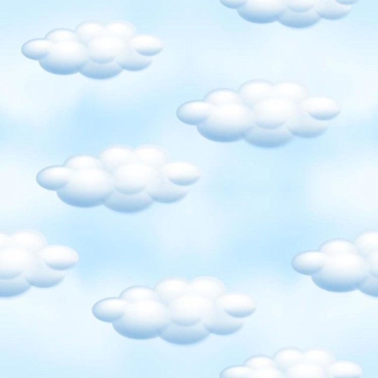 Papel de Parede Adesivo Nuvens N011109