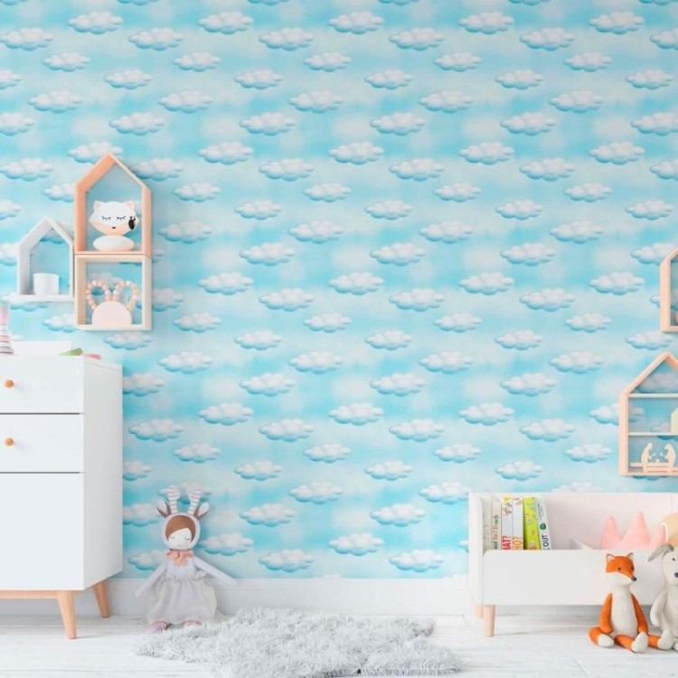 Papel de Parede Adesivo Nuvens N011109
