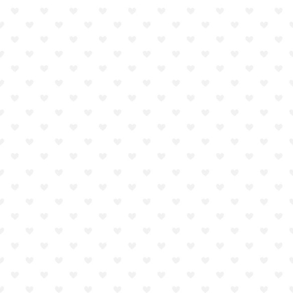 Papel de Parede Adesivo Off White Corações N04083