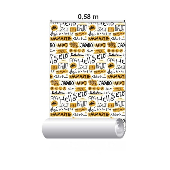 Papel de Parede Adesivo Olá Frases N03121