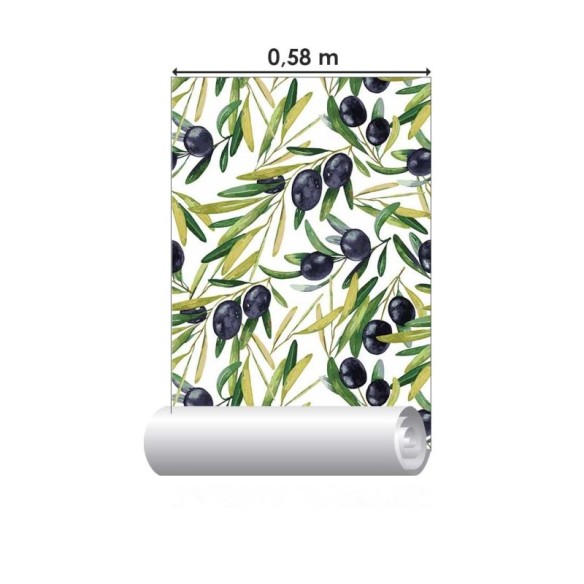 Papel de Parede Adesivo Oliveira N08175