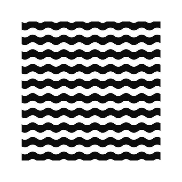 Papel de Parede Adesivo Ondas Preto e Branco 3923000