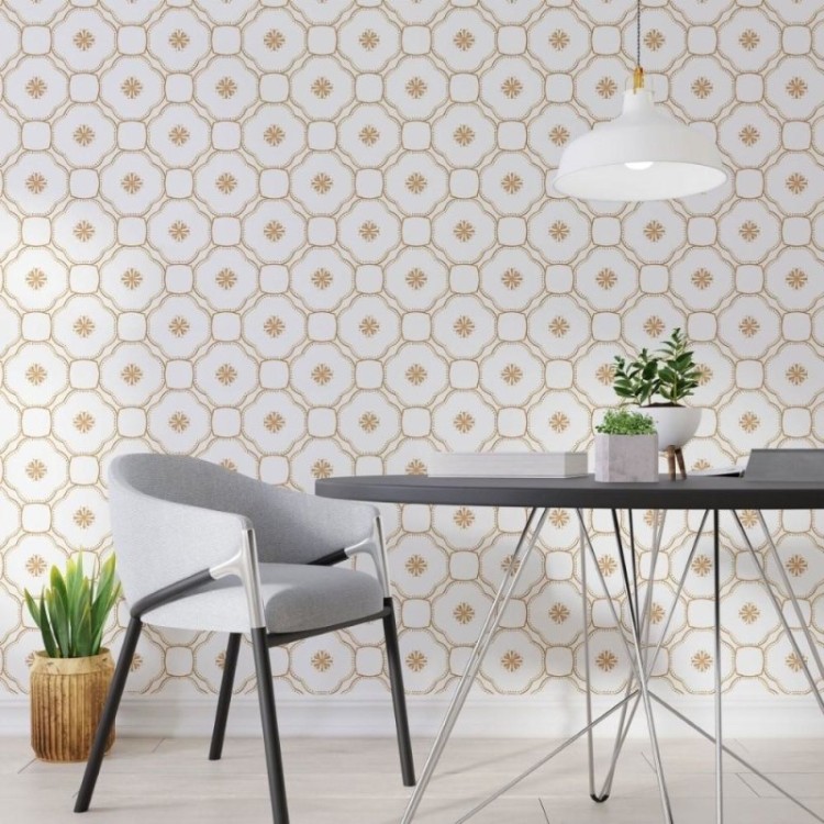 Papel de Parede Adesivo Ornamental Luxury N013139