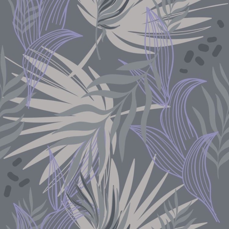 Papel de Parede Adesivo Outono cinza N08167