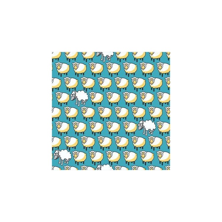 Papel de Parede Adesivo Ovelha 1123