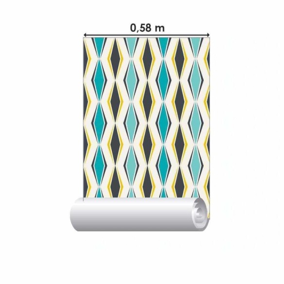 Papel de Parede Adesivo Abstrato N02133