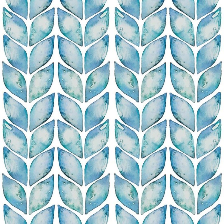 Papel de Parede Adesivo Padrão Folhas...