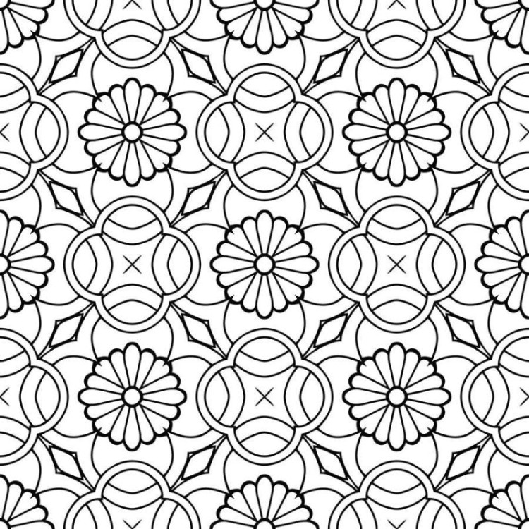 Papel de Parede Adesivo Padrão Geométrico...