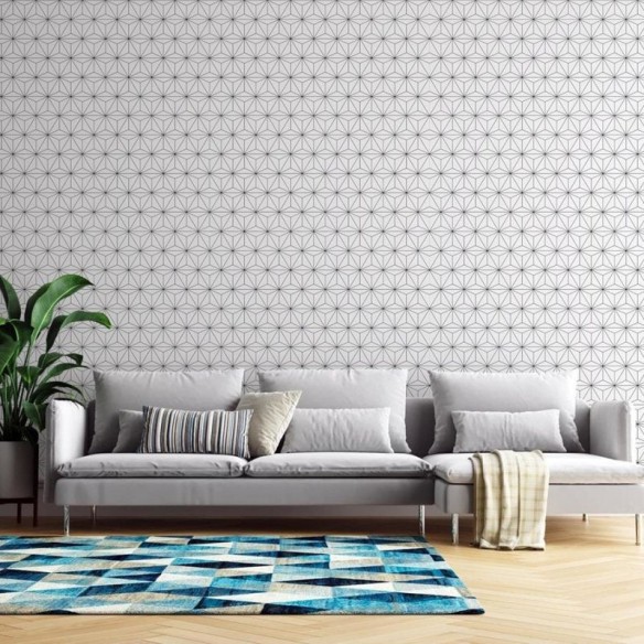 Papel de Parede Adesivo Padrão Geométrico N06134