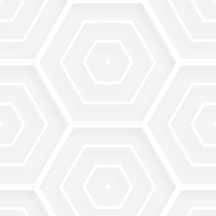 Papel de Parede Adesivo Padrão Hexágono Off...