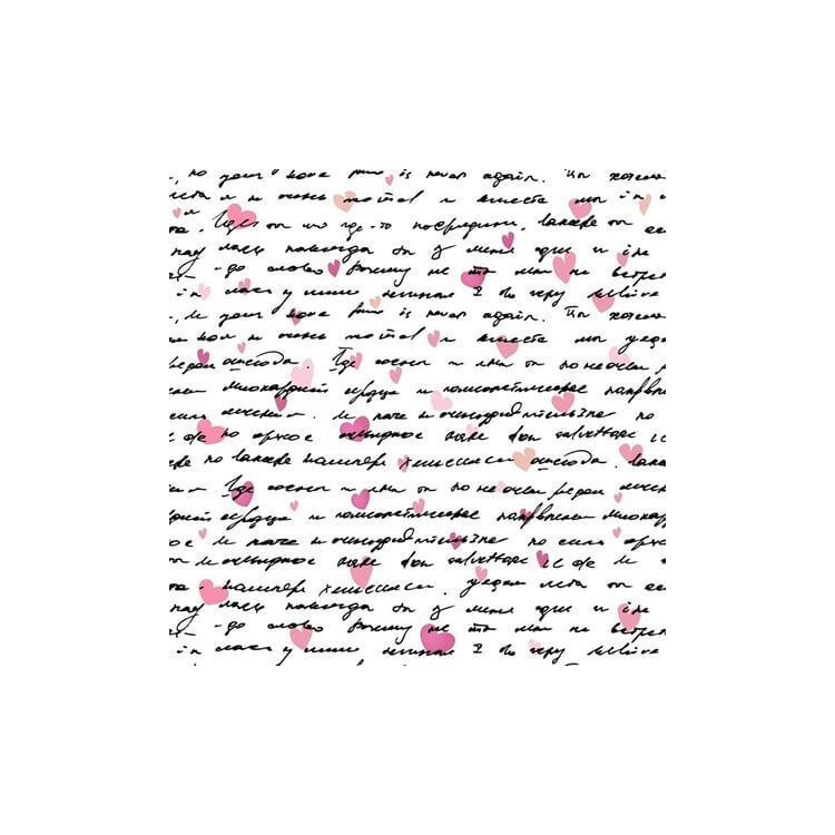 Papel de Parede Adesivo Palavras Corações 76946176