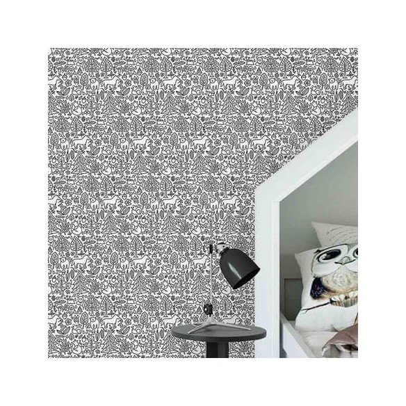 Papel de Parede Adesivo Para Colorir  Natureza 350706731