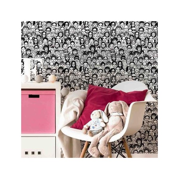 Papel de Parede Adesivo Para Colorir 185634869