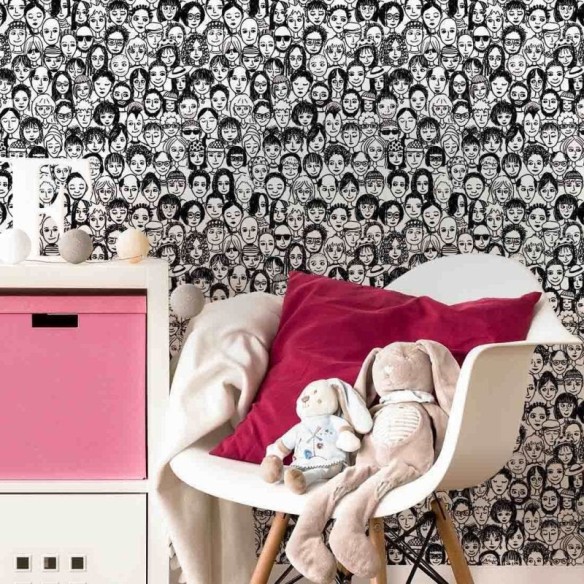 Papel de Parede Adesivo Para Colorir 185634869