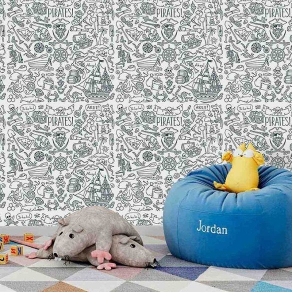 Papel de Parede Adesivo Para Colorir 334560431