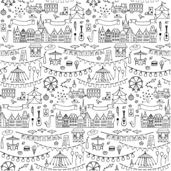 Papel de Parede Adesivo Para Colorir 342193589