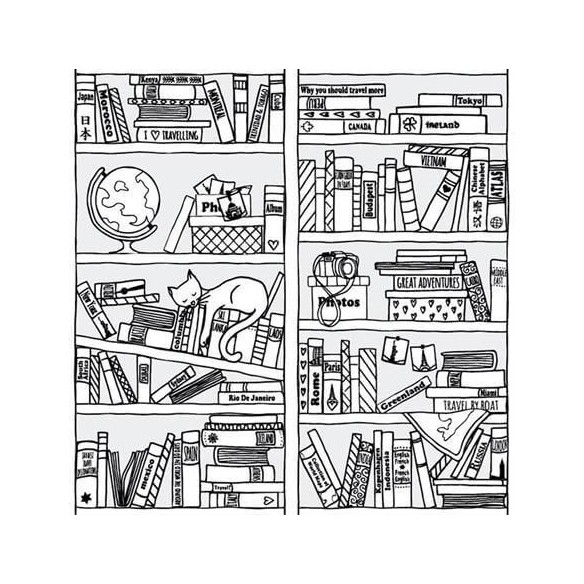 Papel de Parede Adesivo Para Colorir 351096617