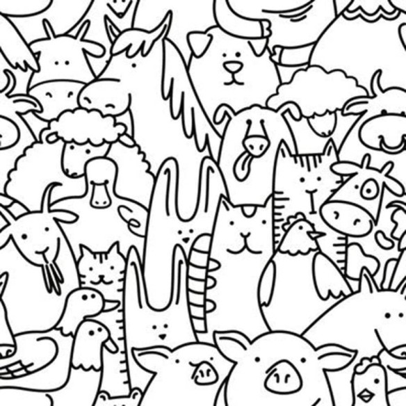 Papel de Parede Adesivo Para Colorir 381186886