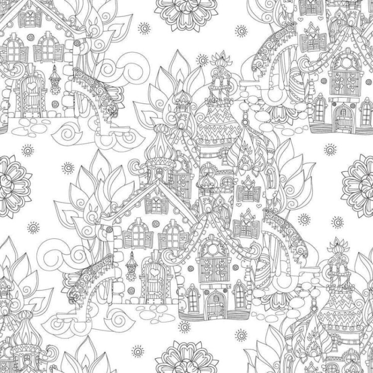 Papel de Parede Adesivo Para Colorir 391314499