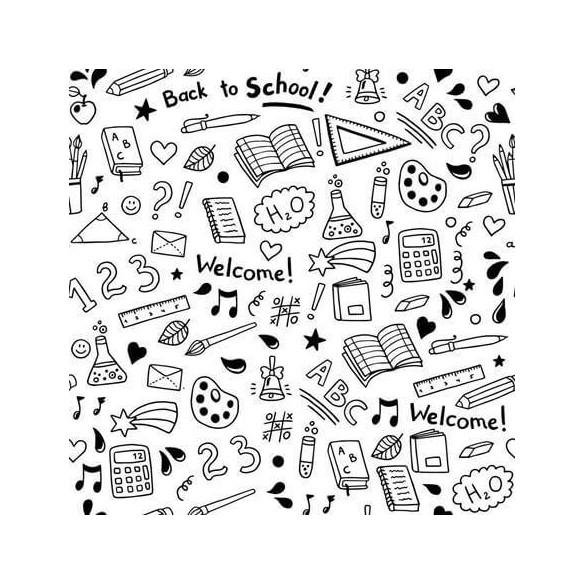 Papel de Parede Adesivo Para Colorir Escolar 519812041