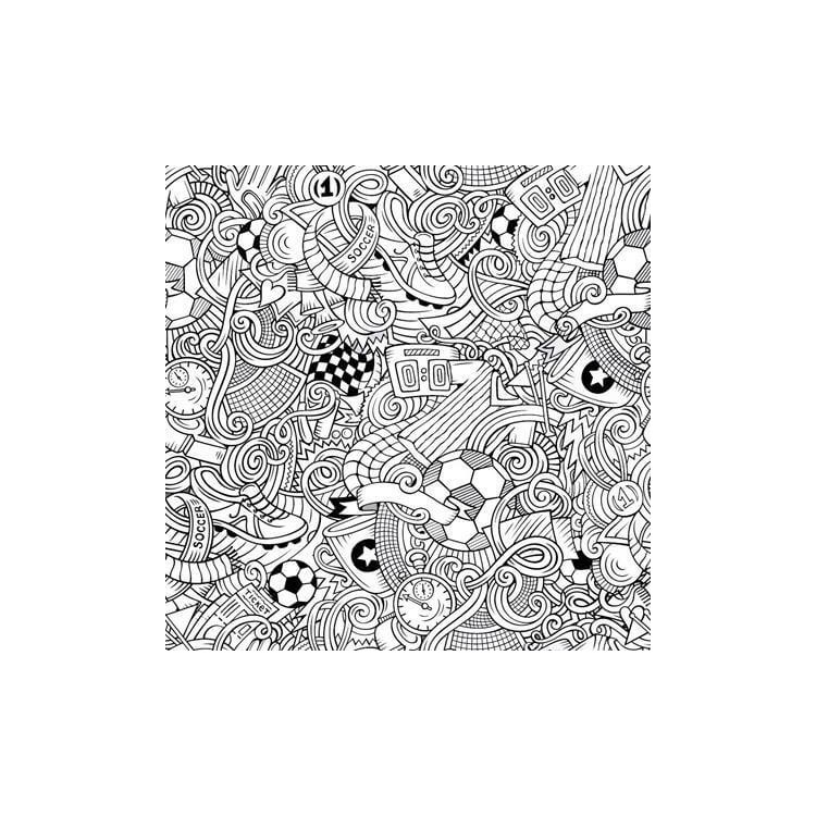 Futebol - Desenhos para Colorir - Brinquedos de Papel