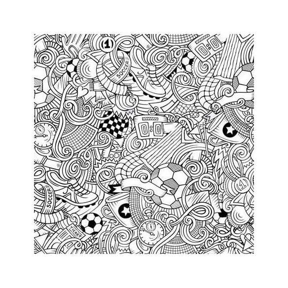 Papel de Parede Adesivo para Colorir Futebol 759425191