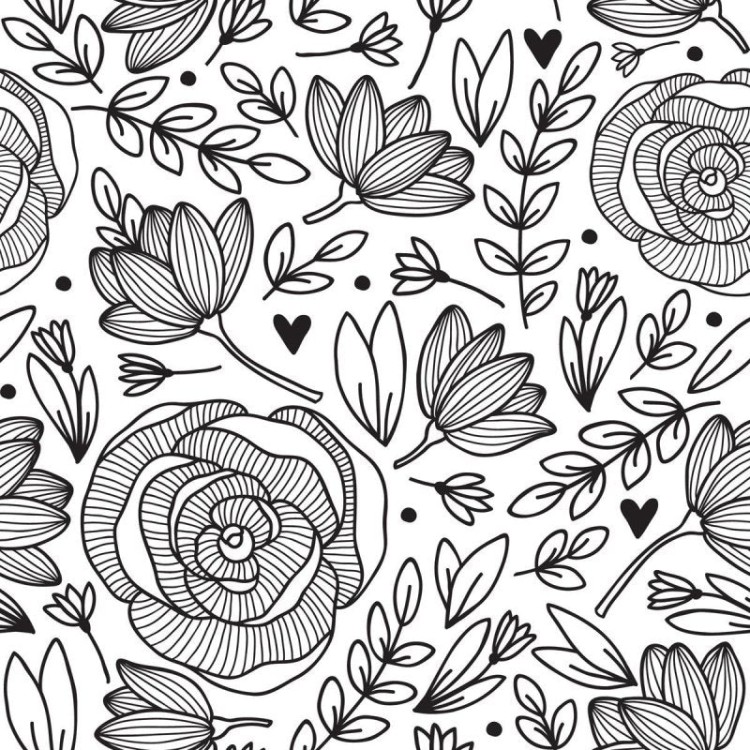 Papel de Parede Adesivo para colorir N04041