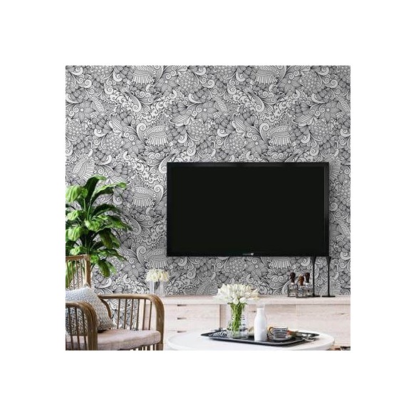 Papel de Parede Adesivo Para Colorir N242355